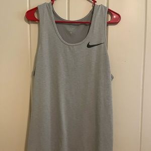 Medium Grey Nike Dri-Fit Tank Top.